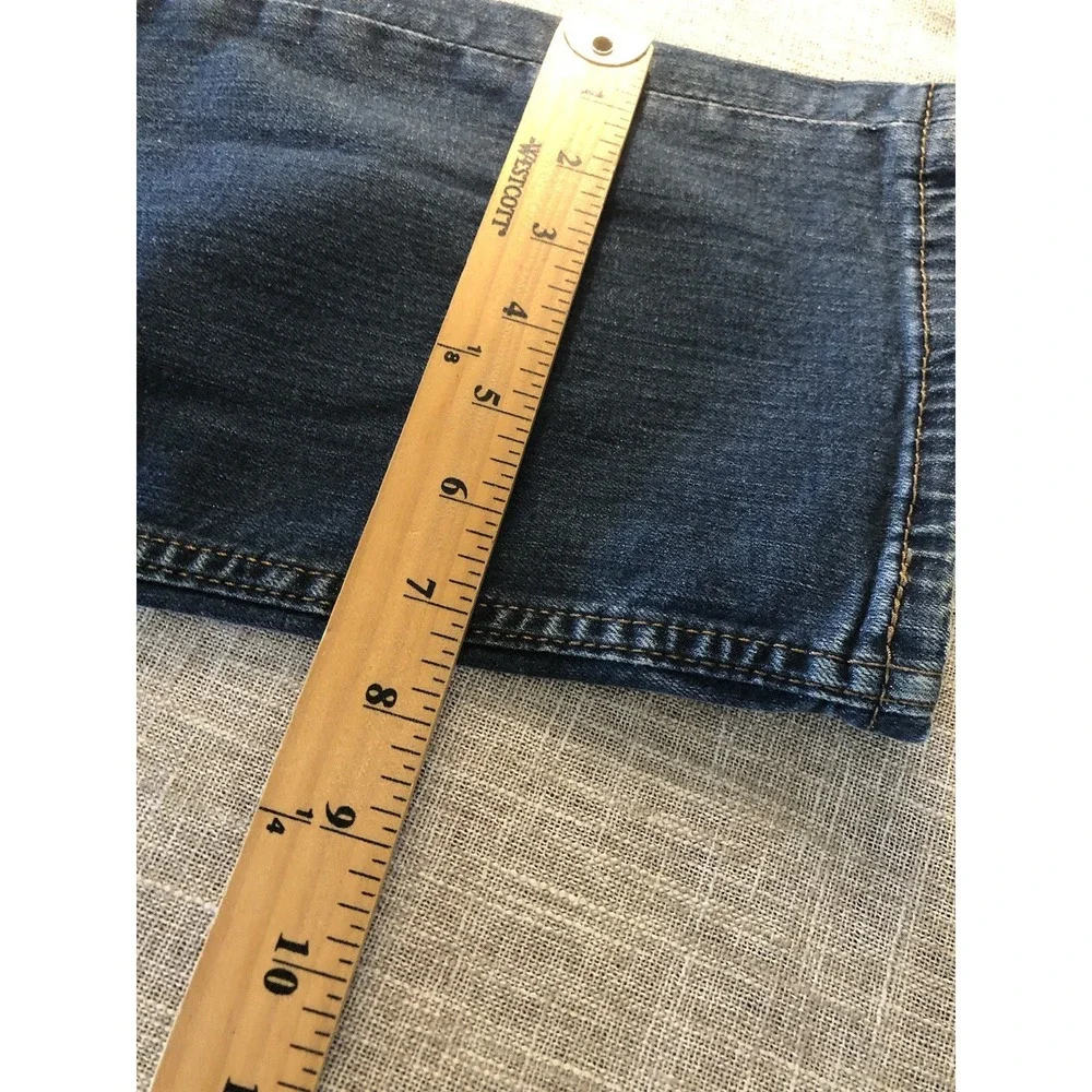Levis 505 Jeans Men 33x34 Blue Medium Wash Regular Fit Casual Western Classic